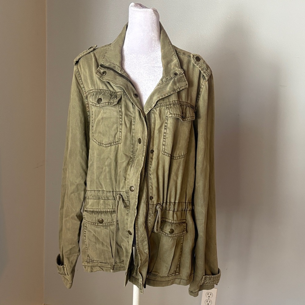 [Max Jeans] Green Utility Jacket - Size Large